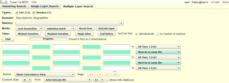 Multiple Layer Search