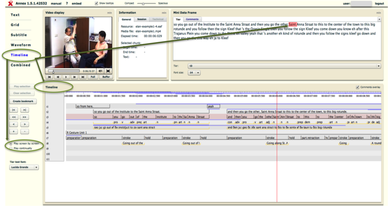 Timeline Mode Functionalities