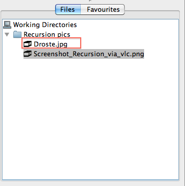 Linked folder