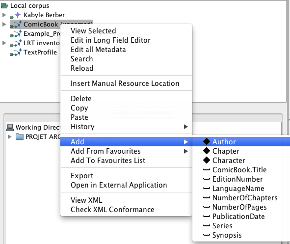 Adding a new component or element