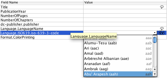 Closed vocabularies
