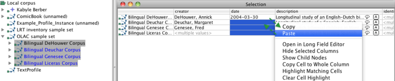 Pasting data into multiple cells