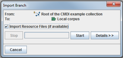Show details and options