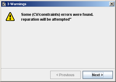 Conversion warning: wrong values
