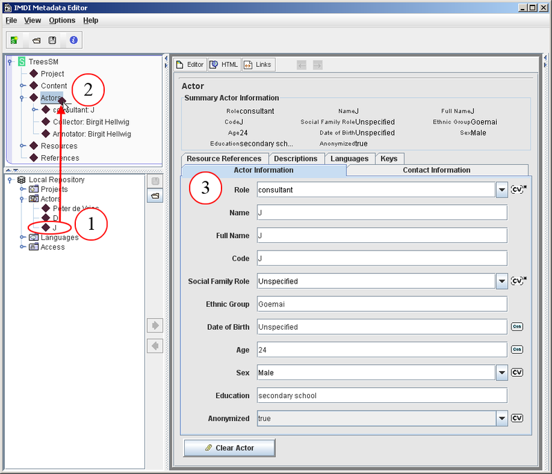 Drag and drop from repository