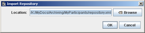 Browse to repository file