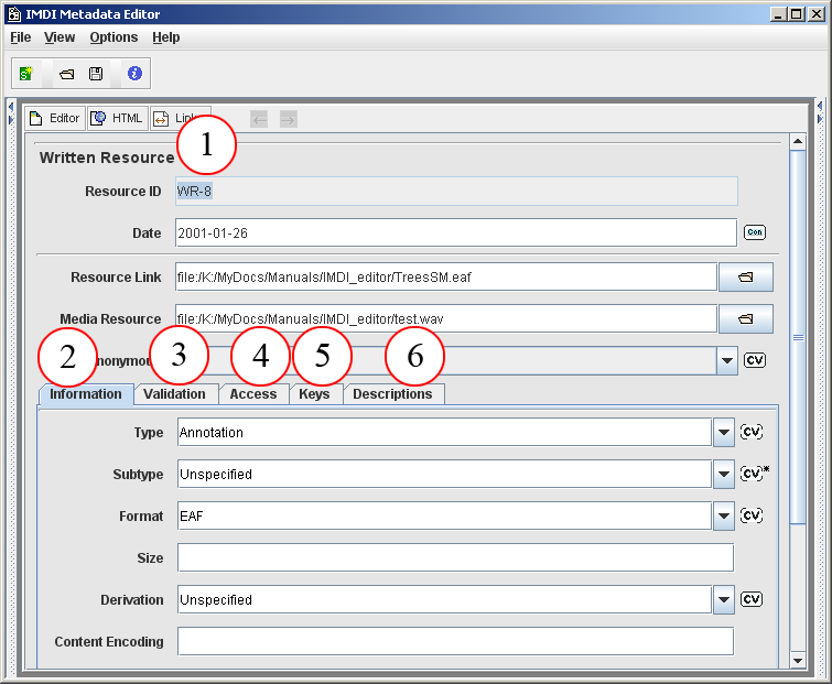 Add and edit a written resource