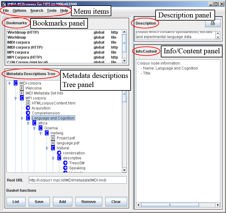 IMDI-BCBrowser for MPI