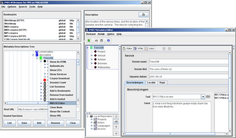 Open with IMDI-BCEditor