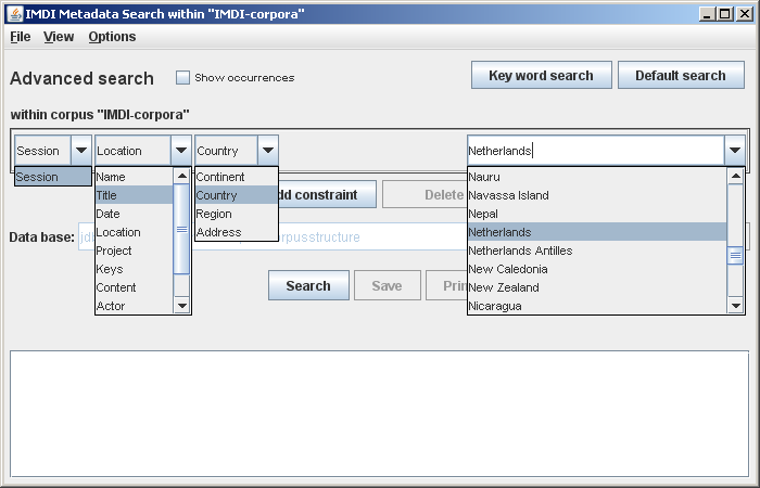 Query specification