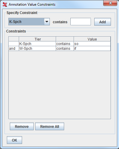 Annotation Value Constraint