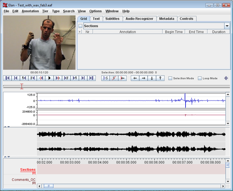 Timeseries viewer in the main window