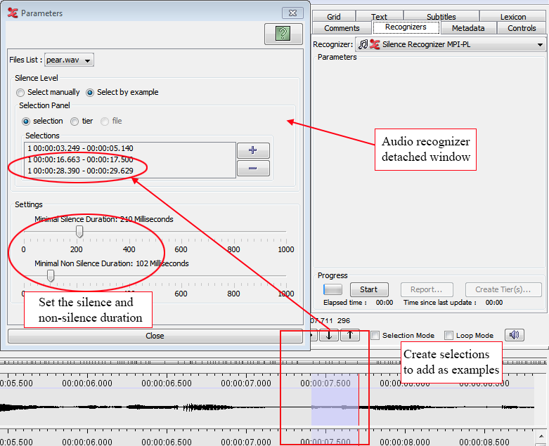 Audio Recognizer detached
