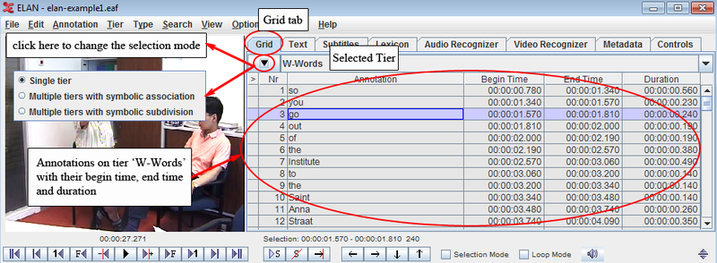 The grid viewer