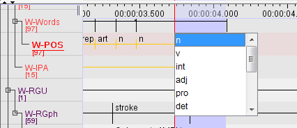 Controlled vocabulary drop down box