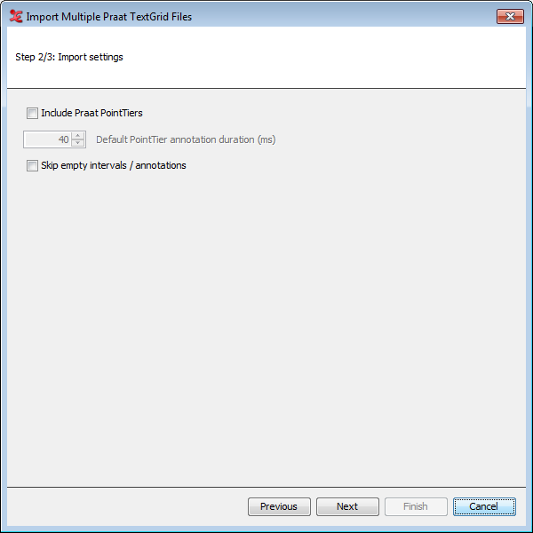 Import Settings