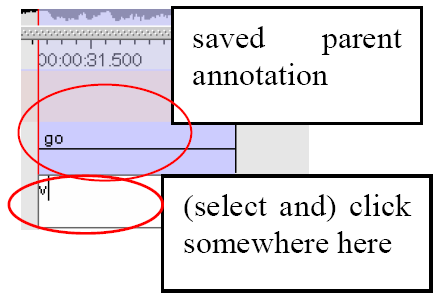 A selection on referring tier