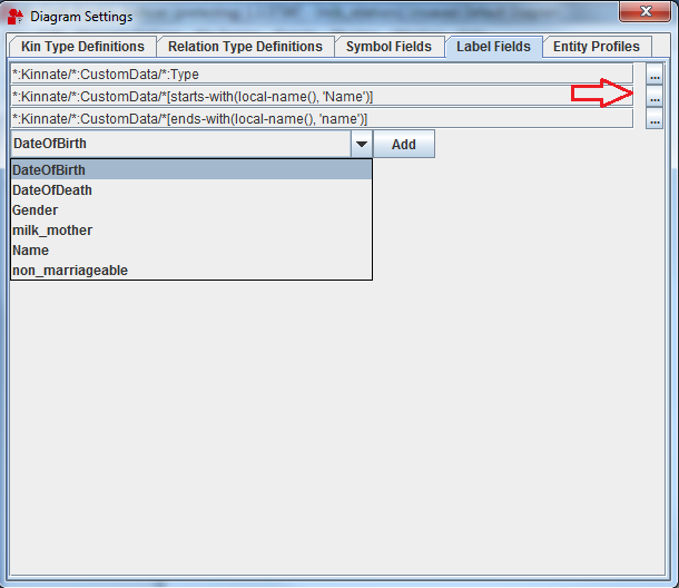 How to customize kinship data