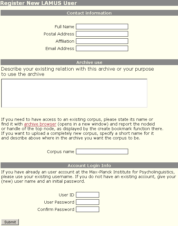 Register New User