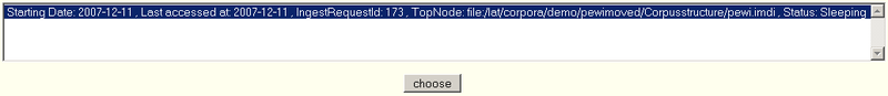 Select an existing workspace