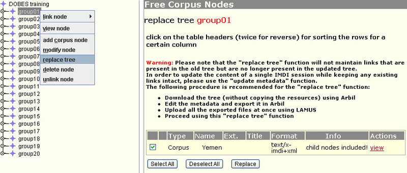 Replace the branch