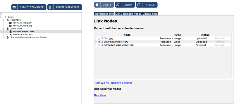 Delete nodes