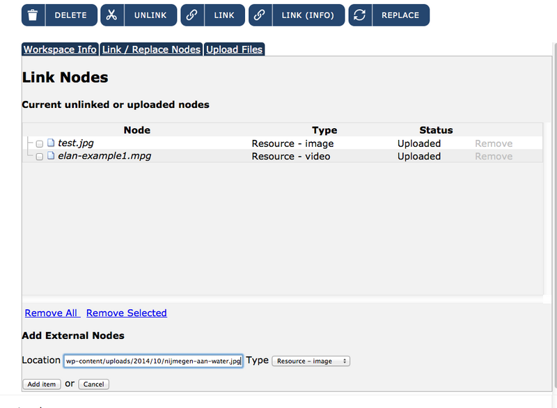 Link external nodes