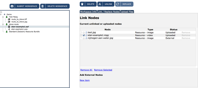 Replace nodes
