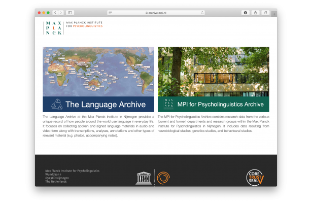 The Language Archive 2020 Thumbnail